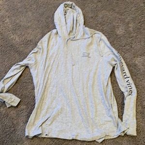 Vineyard vines xl grey hoodie shirt